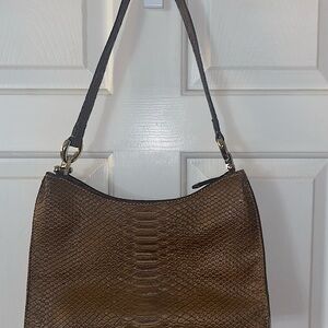 Liz Claiborne, faux alligator shoulder bag.